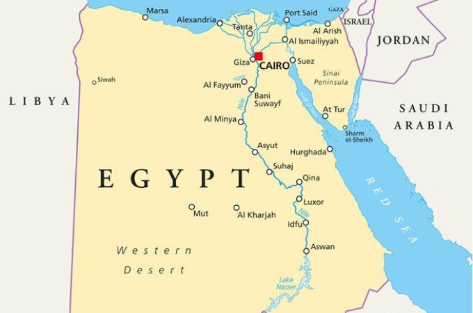 Map of Egypt: Your Travel Guide