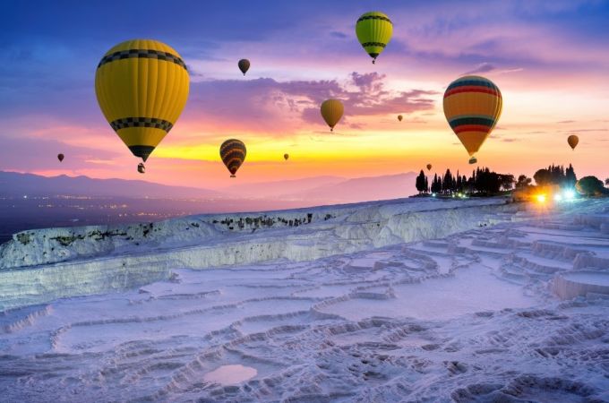 Hot Air Balloon Tour In Pamukkale