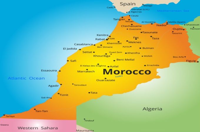 Map of Morocco