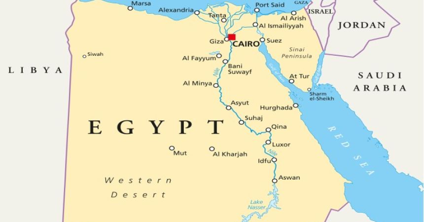 Map of Egypt