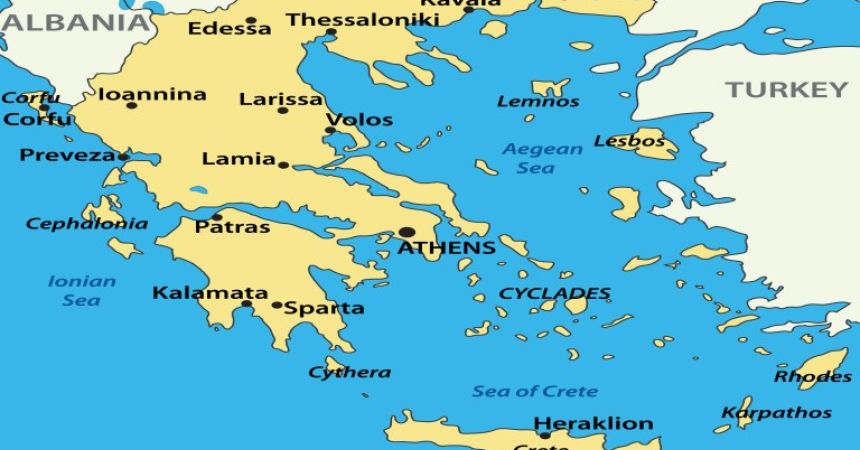 Map of Greece