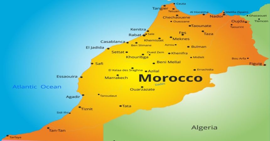 Map of Morocco