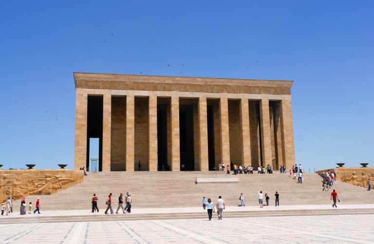 Anıtkabir: Mausoleum of Ataturk, historic monument.