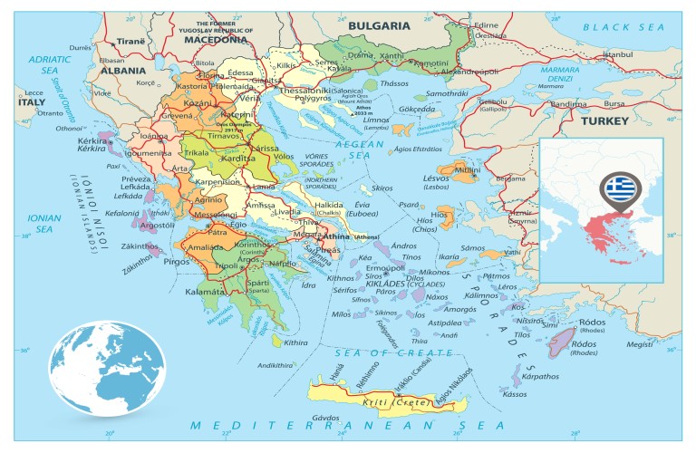 Map of Greece: Greece’s geography made simple.