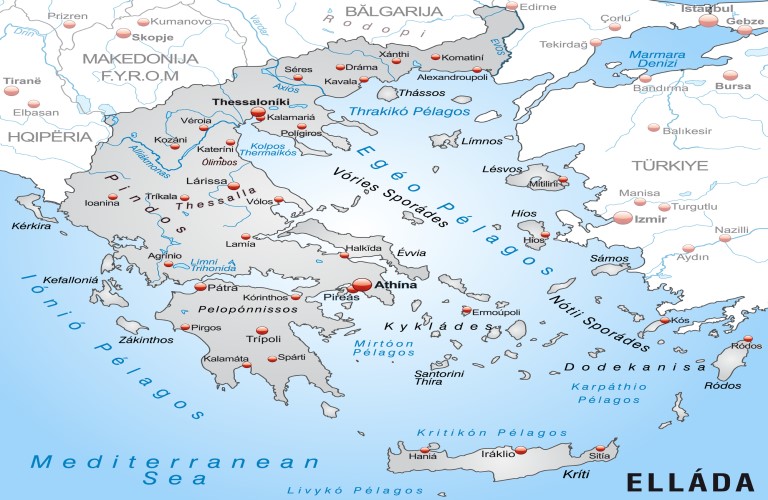 Greece’s map: your travel guide.