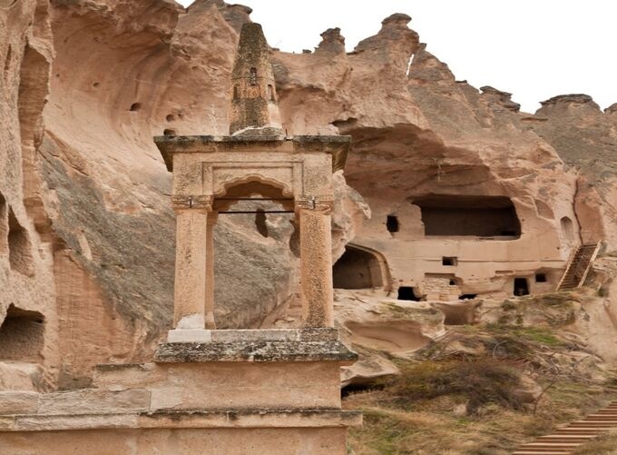 Experience Cappadocia's enchanting sunrise balloon rides and cave hotels