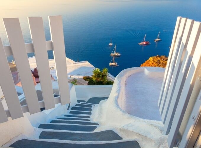 Greece offers breathtaking views of ancient monuments, beautiful beaches, and history.