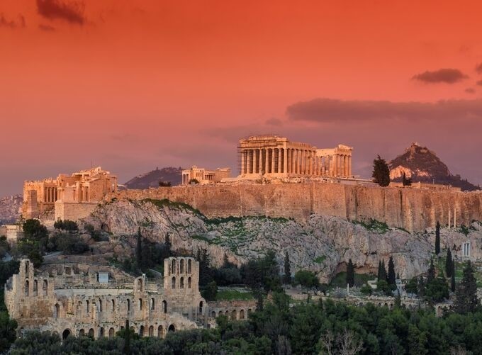 The Acropolis is one of Athens' most famous ancient landmarks