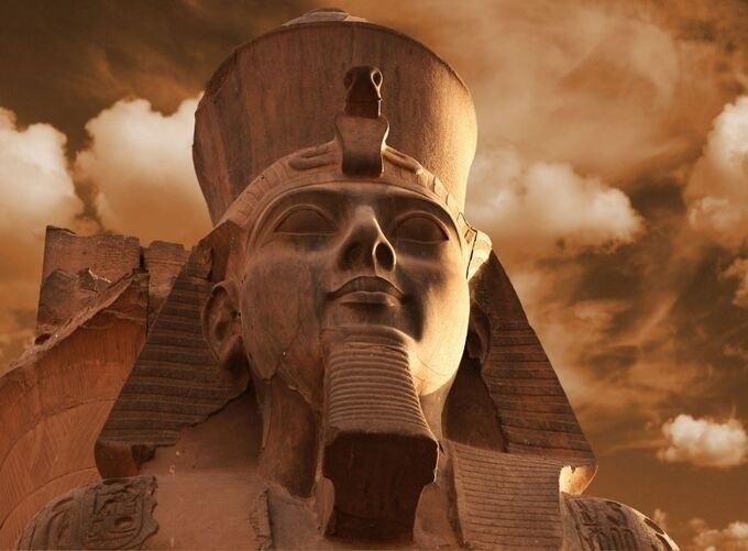 •  The Sphinx of Giza glowing against Cairo’s stunning desert backdrop