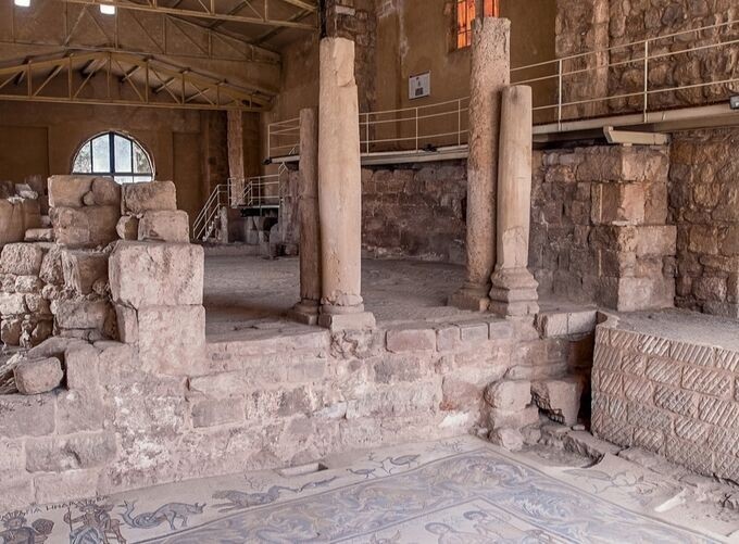 Madaba's churches adorned with beautiful ancient mosaic artwork