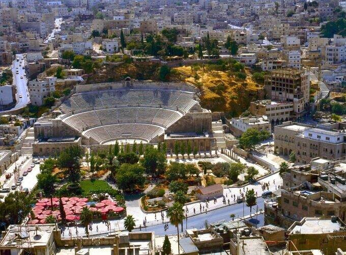 Amman's residential hills offering panoramic views of the capital