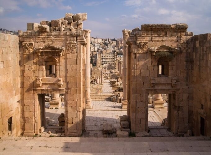 Amman's historic buildings blending with its modern cityscape charm